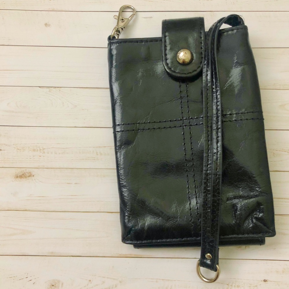 Hobo - Small Black Leather Coin Purse Wallet